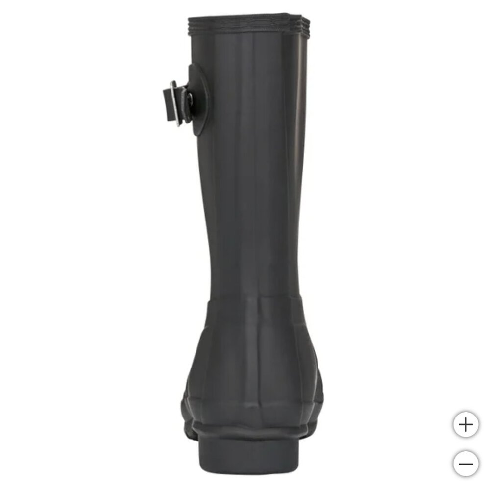 HUNTER Women's Original Short Rain Boots Black - Picture 3 of 7
